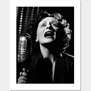 Magnifique photo Edith Piaf - portrait Posters and Art